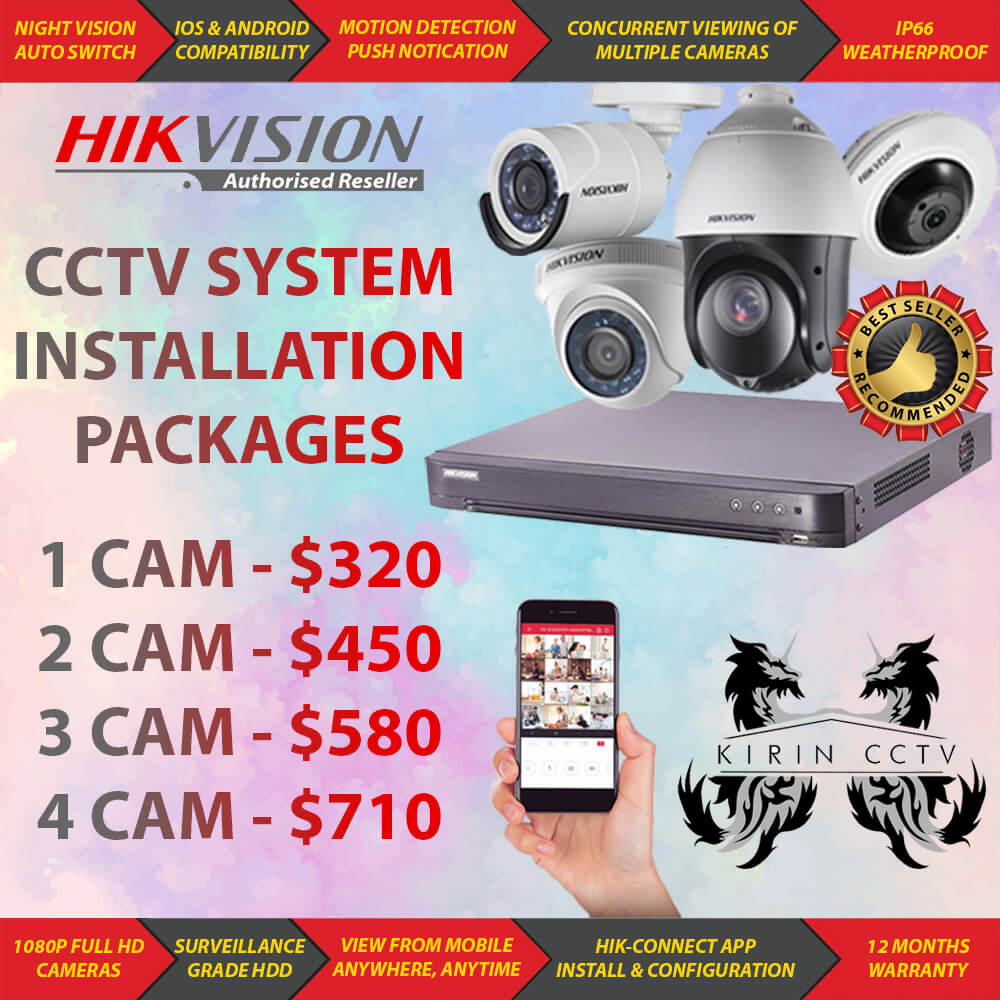 Hik CCTV (1-4 Cams)